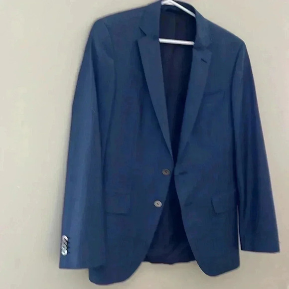 ❤️Host Pick❤️[US36R] Hugo Boss Mens Suit Blazer  Guabello VirginWool Woven Italy - Picture 4 of 12